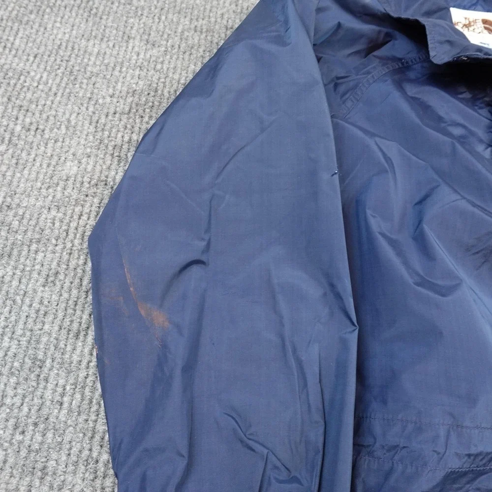 Vintage The North Face Goretex Jacket Mens Medium Blue Made USA Rain Shell